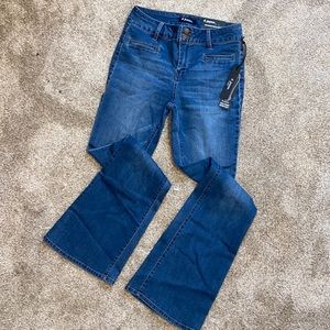 High Waisted Skinny Bootcut Jeans